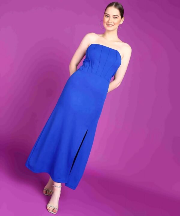 Royal Blue Corset Dress