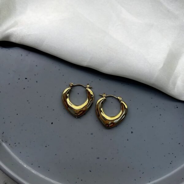 Love Shaped Cross Border Hoops