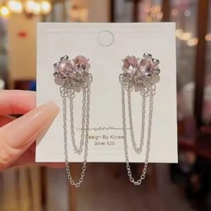 Multi-Hearts Chain Earrings